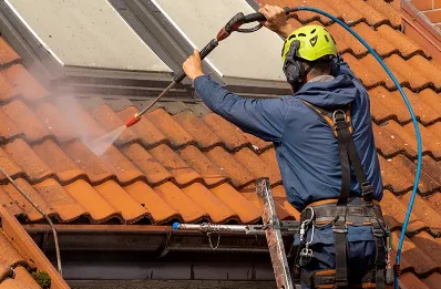 Démoussage et hydrofuge de toiture à Occey
